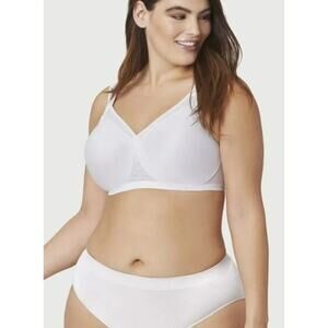 Glamorise MagicLift Seamless Support T Shirt Bra White 36F